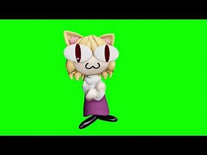 Neco Arc Gangnam Style Greenscreen Loop (Download in Desc)