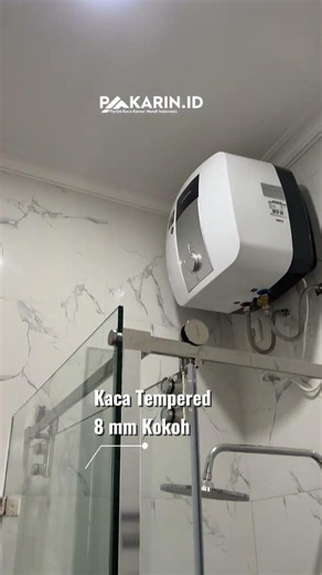 Shower Box Pivot | Sekat Kamar Mandi | Partisi Kamar Mandi | Pembatas Kamar Mandi