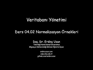 Lesson 04.02 Normalization Example