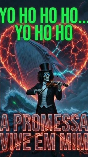 YO HO HO RAP: Brook & Laboon - A Promessa de 50 Anos (Parte 1) 😭🎻🐋YO HO HO' 🔥 #OnePieceRap #Brook