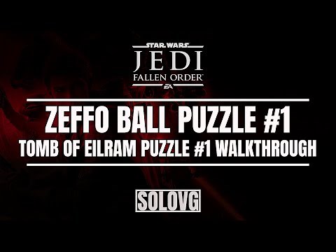 STAR WARS JEDI: FALLEN ORDER - Zeffo Ball Puzzle #1 Walkthrough (Tomb of Eilram)