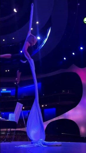 Girl Performs Incredible Aerial Ribbon Stunts 😱 | Circus Performance