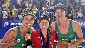 Catching up with Sarah Sponcil and Terese Cannon after their bronze medal in Itapema! The pair will compete this week in the Beach Pro Tour Elite 16 - Uberlandia. Watch on vb.tv. | USA Volleyball