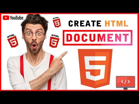 How to Create an HTML Document | HTML Tutorial for Beginners