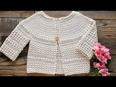 How to Crochet the Aunalie Baby Sweater