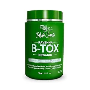 I Belli Capelli Ravenna Organic Hair B-tox Treatment - Formaldehyde-Free, Anti-Frizz Smoothing for Hair - 35.2 oz (1kg)