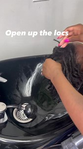 Open the locs to get that buildup ! Using heavy products , not washing properly, not wrapping your hair can cause buildup #757locs #locstyles | Chiquita Ward