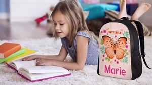 Custom Backpack Personalized Backpack with 1-9 Photo Customize Your Image Text Name Logo Waterproof Laptop Bag (1 Photo)