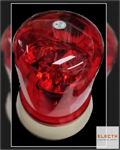 Revolving Lights Red 220V AC 55W Big, Warning Light 220V Emergency Light