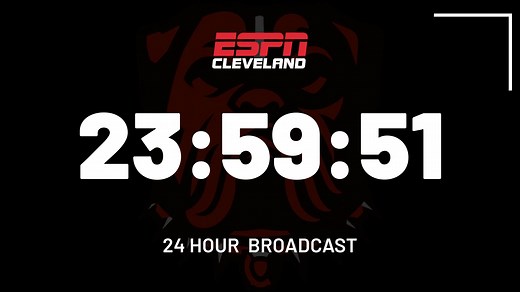 NO SLEEP TIL THE PLAYOFFS IS LIVE!!!!! 24 Hour broadcast starts NOW with RBS! TUNE IN: https://thelandondemand.com/wknr/ | ESPN Cleveland