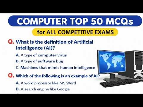 50 Most Important Computer MCQs 2026 | MS Office Advanced + AI Questions | PPSC, FPSC, Preparation