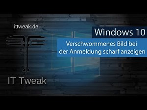Windows 10 - Fix blurry image during Windows login |4K