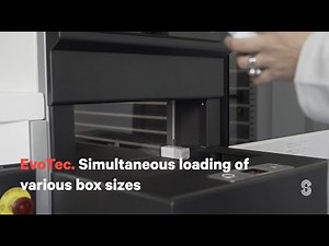 Pharmacy automation robot EvoTec – how to load multi packs