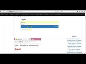 Spring Boot Security - CSRF Token Example