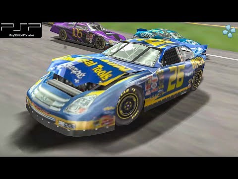 NASCAR - PSP Gameplay 4k 2160p (PPSSPP)
