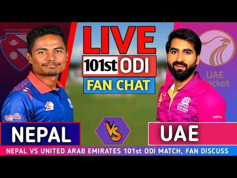 Nepal vs UAE LIVE 🔴 | NEP vs UAE ODI Live Score & Commentary | CWC League 2