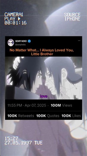 Always Loved You, Sasuke…😭❤️‍🩹 #itachi#sasuke#naruto #narutoedits #sad#narutoshippuden