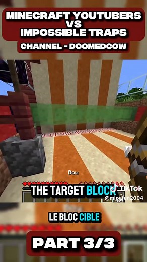 Minecraft YouTubers Face Impossible Traps Challenge