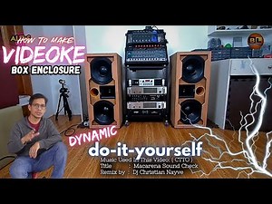 budget VIDEOKE Karaoke dynamic Speaker - diy video tutorial ideas