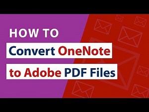 How to Convert OneNote to PDF Adobe Speedily with Attachments ?