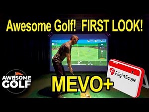 Awesome Golf Simulator Review with Flightscope Mevo Plus - FIRST LOOK
