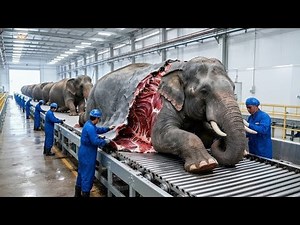 Inside the Elephant Leather Factory – Full Process How Million-Dollar Briefcases Are Made