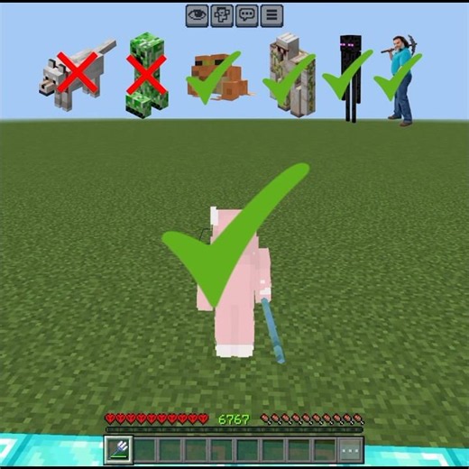 Minecraft Mob Water Challenge! Who Wins? 🌊 #MinecraftMobs #Gaming