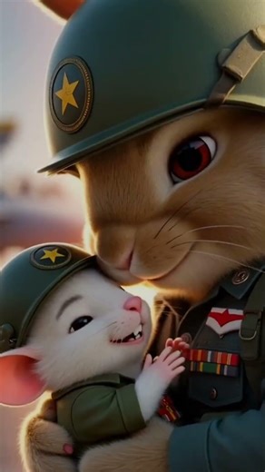 🐰🇮🇳 Army Rabbit on a Mission!#armyairforce #trending #ai #trendingshorts #trendingsong