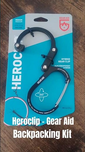 Gear Aid HeroClip review: Lightweight hiking & backing gear essential #backpacking