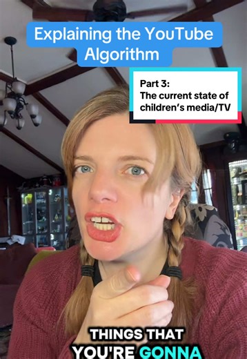 Part 3: the current state of children’s media/TV. Do you know how the YouTube algorithm works? We’ll get into how that plays into made for kids content in part 4. Like and follow to see it! #parents #videosforkids #youtubekids #childrenstv #algorithm
