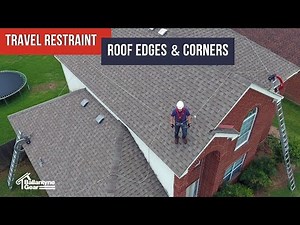 Ballantyne Gear Eveook Fall Protection System with Travel Restraint on Roof Edges and Corners