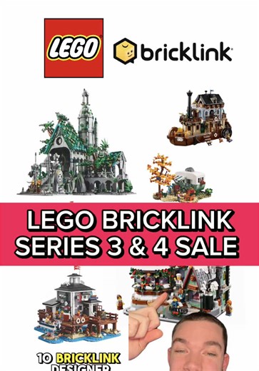 🚨LEGO Bricklink Series 3 & 4 are BACK🚨 Which sets will you get?! #lego #bricklink #legos #legoset #legotiktok