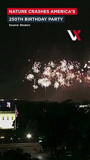 Lightning Illuminates Washington Sky As America’s 250th Anniversary Celebrations | VERTEX