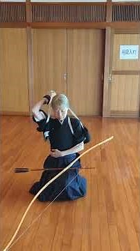 Kyudo One-Point Lesson: The Quiet Power of Tasuki Sabaki #弓道 #kyudo #martialarts #kimono
