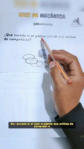 2.4M views · 46K reactions | Que sucede si el pistón pierde sus anillos de compresión | Test de mecánica #aprendemecanicademotos #motos #enduro #cosasquenosabias #test | Mundo Moto | Facebook