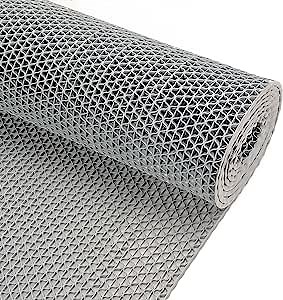 TANYOYO 3' X 10' Commercial PVC Drainage Mat 0.25”Thick Non-Slip Drainage Mat Anti-Fatigue Drainage Rubber Mat Water Drain Flooring Mat Drainage Anti-Slip Mat Non-Slip Bar Drainage Utility Floor Mat
