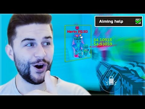 Aim Helping Gives YOU Aimbot So USE IT! Pixel Gun 3D