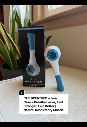THE BREATHER Free Case – Breathe Easier, Feel Stronger, Live Better | Natural Respiratory Muscle Trainer – Drug-Free Therapy to Improve Lung Strength & Breathing • Drug-Free Therapy: Designed to improve lung strength and breathing without the use of drugs • Quick Results: Achieve stronger lungs in just 5 minutes daily • User-Friendly: Perfect for anyone looking to enhance their respiratory health • Health Improvements: Enjoy more energy, better sleep, and easier breathing • Trusted by Millions: 