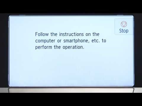 Canon PIXMA TS8020 - Easy Wireless Connect Method on an iOS Device
