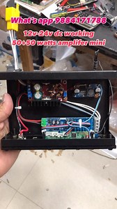6.8K views · 172 reactions | What’s app 9884171788 12v to24 v dc working voltage 50+50 watts with babb treble mid Mini player with Orginal ic #geestar #geestaraudio #speaker #tweeter #speakers #audio #hometheatre #bookshelf #surroundspeakers #fullrangespeaker #amplifier #poweramplifier #preamplifier #5.1 #homecinema | Naveen Gulia | Facebook