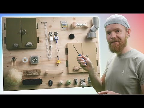 DIY Activity Board | Motor Skills Training for Your Child