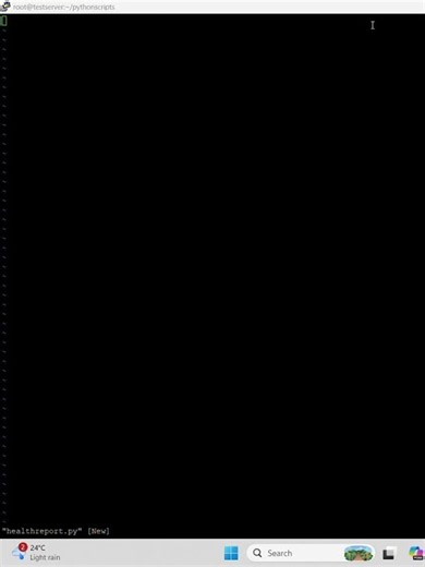using Python script check Linux Server Health report in 10 Seconds 🔥