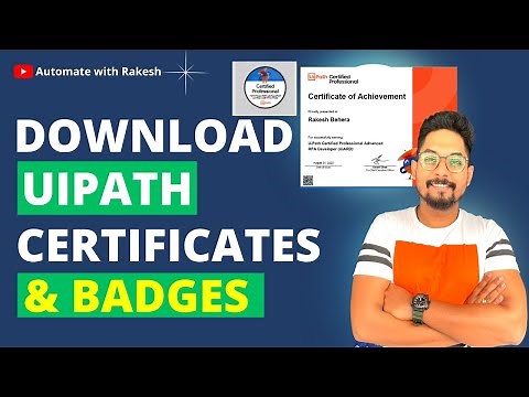 How to Download UiPath Certificates Process After You Cleared Your Exam