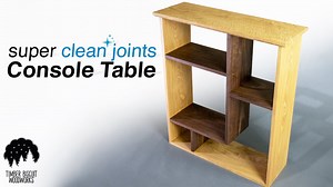 Create your own minimalist console table