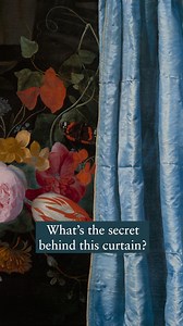 What mineral did conservators discover in this painting? (Hint: It can be used in jewelry or paint.) Curator Jacquelyn Coutré and conservation scientist Giovanni Verri tell the story of how two artists worked together to create a stunning painting using pigment derived from lapis lazuli. Image: Adriaen van der Spelt. Frans van Mieris. "Trompe-l’Oeil Still Life with a Flower Garland and a Curtain," 1658. Wirt D. Walker Fund. On view in Gallery 212. https://bit.ly/4oFoM78 | The Art Institute of Ch