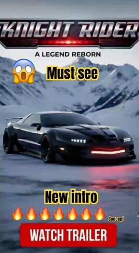 Knight Rider 2026 🚗🔥 New Movie Trailer | The Rise of KITT (Action Reboot) New concept ￼