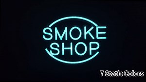 CBD-LED Neon Sign for Business,16x11 inch Vape Smoke Shop Sign RGB Bright Led for Window Wall Door VapeSmoke Store