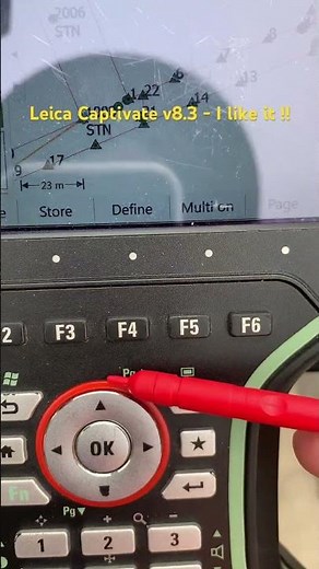 Leica Captivate v.8.3 - Field testing with a TS16 Total Station #love #leicageosystems #surveying