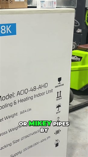 Christmas Eve Install: Epic ACIQ Air Handler Project Revealed! #shorts