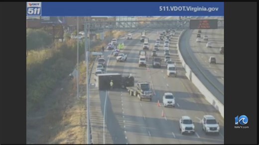 Multi-vehicle crash causes delays on I-264 near Witchduck Road